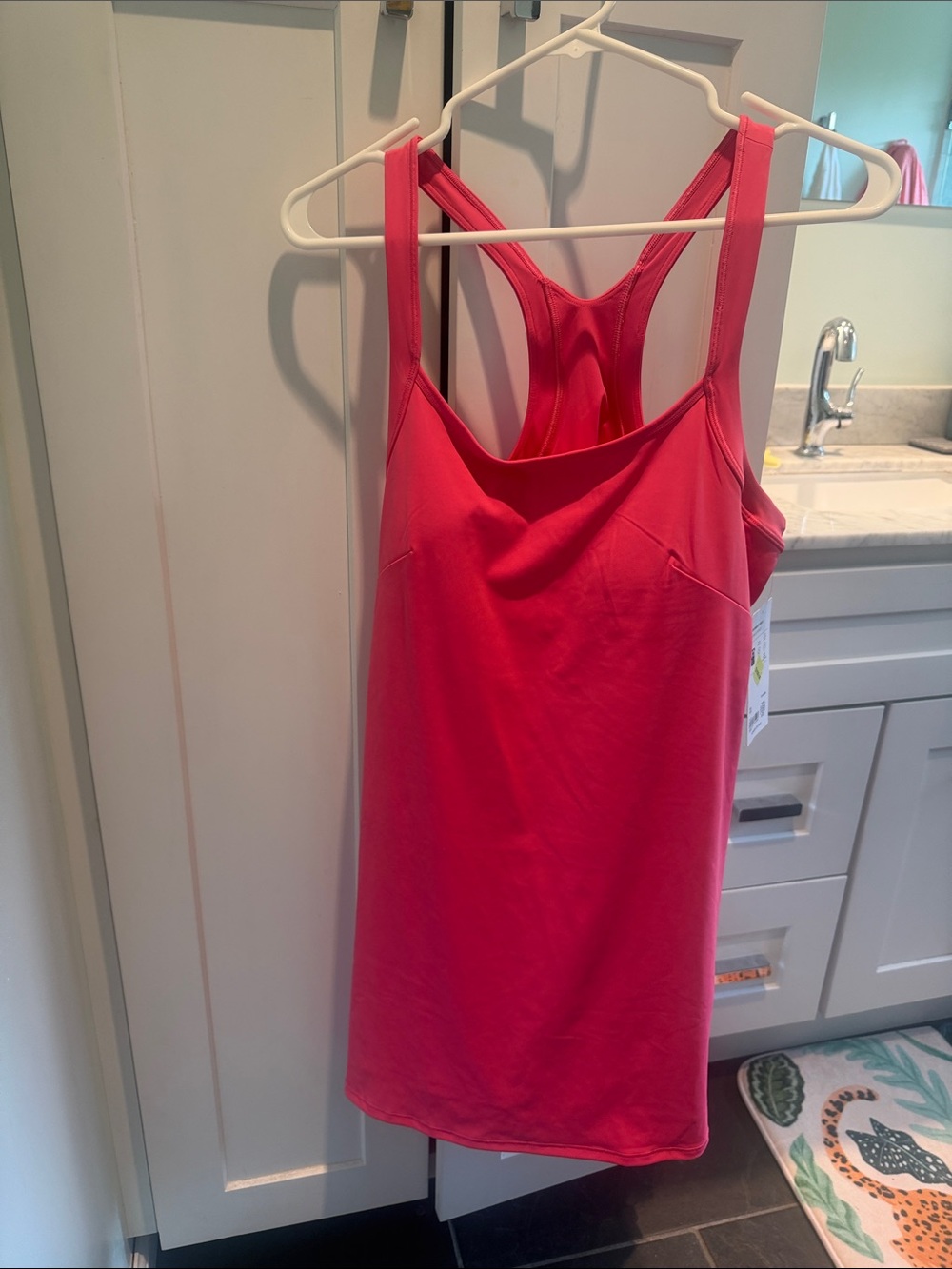 Athleta Hot Pink Superset Racerback Dress
